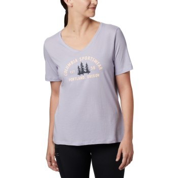 Columbia Mount Rose Relaxed, Camiseta Morados Para Mujer | 048312-JXK